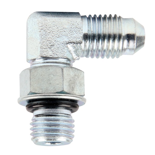 [ALL50035] Allstar Performance - Adapter Fittings -4 To 7/16-20 90 Degree 2Pk
