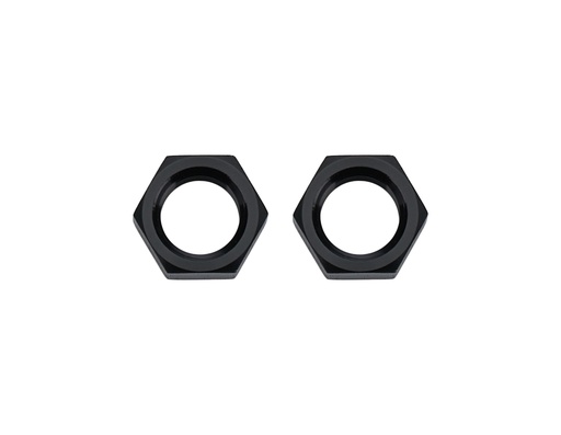 [ALL50098] Allstar Performance - Bulkhead Nuts Black -3 2pk