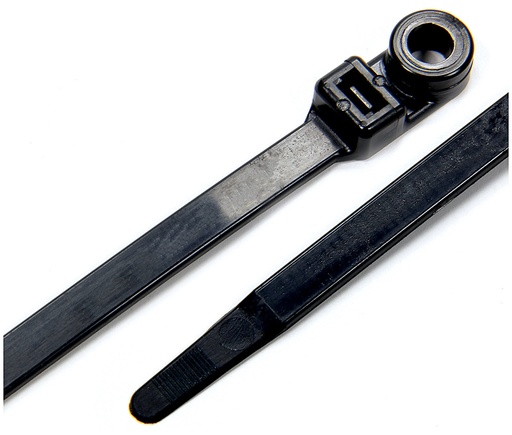 [ALL14392] Allstar Performance - Wire Ties Black 14.00 w/ Mounting Hole 25pk