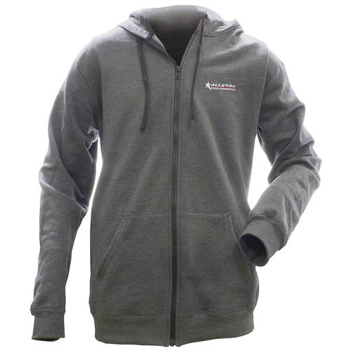 [ALL99917XL] Allstar Performance - Allstar Full Zip Hooded Sweatshirt Charcoal XL