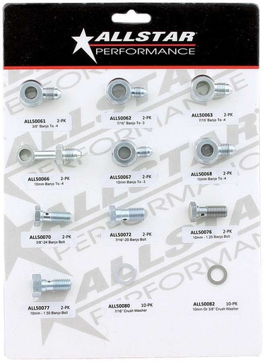 [ALL081] Allstar Performance - Brake Fitting Display 2 Of 4