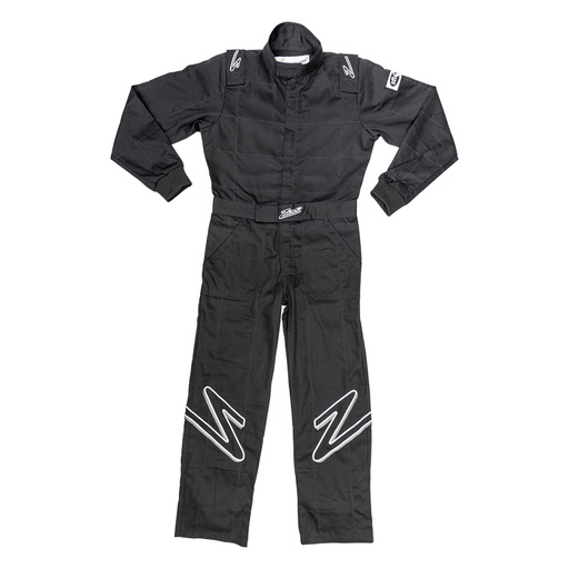 [ZAMR010003YS] Zamp Racing - Suit ZR-10 Black Youth Small SFI 3.2A/1