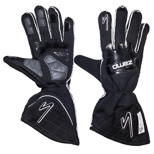 [ZAMRG10003M] Zamp Racing - Gloves ZR-50 Black Med Multi-Layer SFI3.3/5