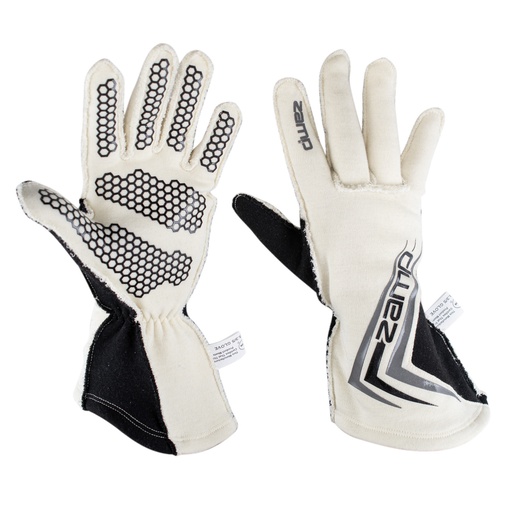 [ZAMRG20001S] Zamp Racing - Gloves ZR-60 Small White