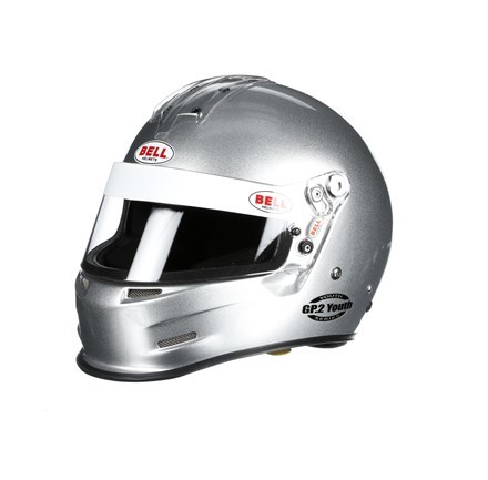 [BEL1425024] Bell Helmets - GP2 Youth Helmet Silver XS SFI24.1-15