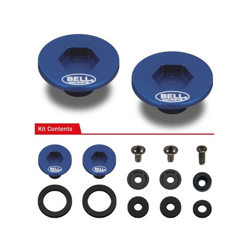 [BEL2020002] Bell Helmets - Pivot Kit SE03 & SE05 Blue