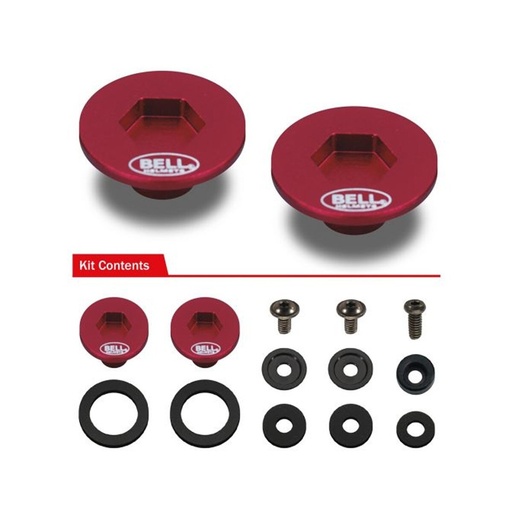 [BEL2020003] Bell Helmets - Pivot Kit SE03 & SE05 Red