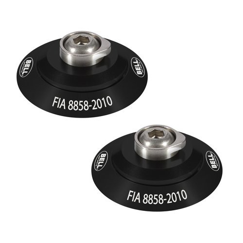 [BEL2100002] Bell Helmets - HANS Clip Set Black FIA8-2010