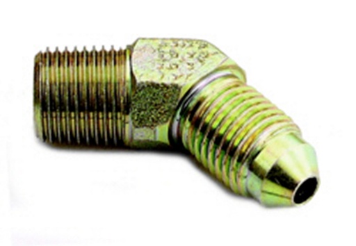 [AAAST82303] A-1 Products - 45 Male Elbow #3 To 1/8 Npt Steel Fitting