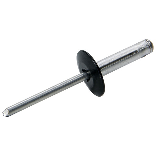 [ALL18063] Allstar Performance - Lg Hd Rivet 250Pk Black Flange Type Alum Mandrel