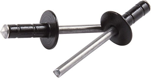 [ALL18075] Allstar Performance - Med Hd Rivet Black 250pk Multi Grip Alum Mandrel