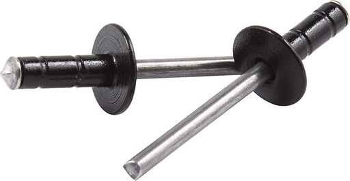 [ALL18087] Allstar Performance - Med Hd Rivet Black 250pk Multi Grip