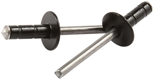 [ALL18091] Allstar Performance - Med Hd Rivet Black 250pk Multi Grip