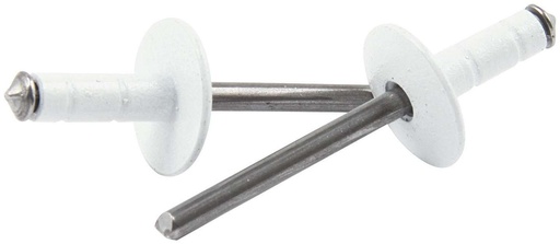[ALL18096] Allstar Performance - Lg Hd Rivet White 250pk Multi Grip